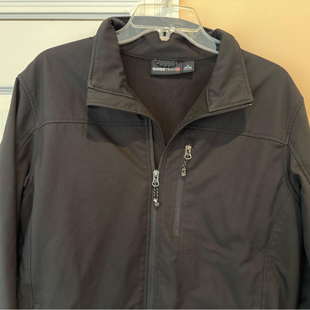 Swiss Tech Men's Black Performance Jacket Sz M GORPcore - Picture 2 of 10